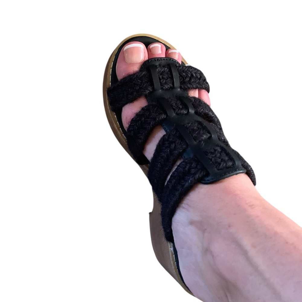 New Matisse Daze Jute Platform Sandals in Black - Picture 14 of 15